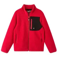 Reima Kid's Turina Fleece Sweater Giacca in pile Bambini (158, rosso)