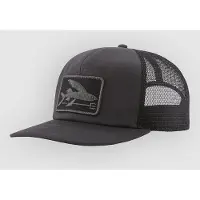 Patagonia Flying Fish Relaxed Trucker Hat Cappellino (One Size, grigio)