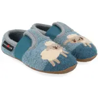 Haflinger Kid's Everest Schnucki Pantofole Bambini (23, grigio)