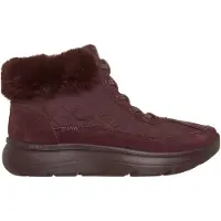 SKECHERS per donna. 144844 Stivaletti Slip-Ins: On-The-GO Encore - Cozy Fit Maisie bordeaux (40), Pelle, Basso, Stringhe, Casual, Granata