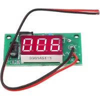 Gistuch Modulo contatore di potenza con display digitale rosso a 3 cifre, dotato di batteria di backup, modello QF-MC03-1, tensione di alimentazione 4-7 V