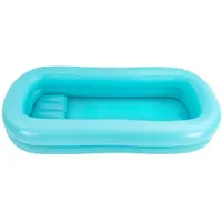 StarTech.com Letto da doccia gonfiabile per pazienti - Vasca da bagno per letto - Pieghevole - 212×96×37 cm - Serbatoio dell'acqua da 8–10 L - Pompa elettrica da 150 W, 220–240 V - Blu