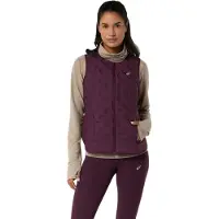 Asics Women's Nagino Run Padded Gilet Gilet da corsa Donna (S, lilla)