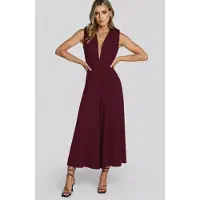 Madnezz House Tuta jumpsuit rosso vino
