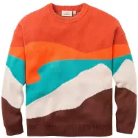 Passenger Women's Scenic Recycled Knitted Jumper 2.0 Maglione Donna (XXL, rosso)