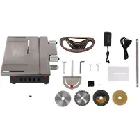 OEM Seghetto da banco, motore da 200W, angolo di taglio regolabile, colore argento
