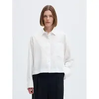 Selected Camicia Cropped Donne Bianco 36