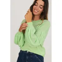 TWOTHIRDS Beechey Knit Tea Green Taglia: S | Maglie a manica lunga Outlet | Donna | Verde