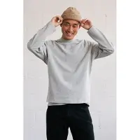 TWOTHIRDS Agattu Sweatshirt Grey Melange Black Neps Taglia: L | Maglie a manica lunga Outlet | Uomo | Grigio