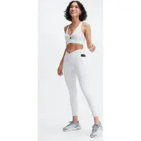 Fabletics Pureluxe Crossover 7/8 Soft Grey Taglia: XXS SHORT | Leggings Outlet | Donna | Grigio