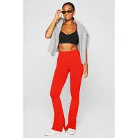 Fabletics Sleek Seamless High-waisted Flare Pant Heated Red Taglia: M REG | Leggings Outlet | Donna | Rosso
