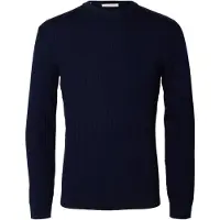 Selected Pullover A Maglia Uomini Blu XXL