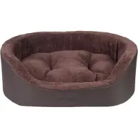 Amiplay Cuccia per cani ovale ASPEINA marrone taglia S, M, L Misura: L - 73x64x22 cm
