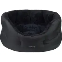 Amiplay Letto per cani ovale ASPEINA COLOSSEUM nero taglia S, M, L Taglia: S - 47x40x21 cm