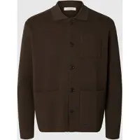 Selected Cardigan A Maglia Uomini Marrone XXL