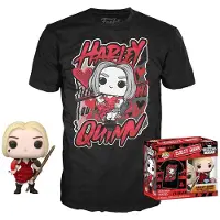 Funko POP! T-shirt A Maniche Corte Con Stampa Suicide Squad Harley Quinn Dc Comics