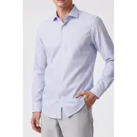 Calvin Klein Slim Perf Solid Shirt Blue Taglia: 43 | Camicie Business Outlet | Uomo | Blu
