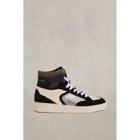 White Stuff Heidi Hi-top Trainer Black Multi Taglia: 5 | Sneakers Outlet | Donna | Nero