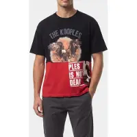 The Kooples Short-sleeved T-shirt With Print On The Front Black Washed Taglia: S | T-shirt stampate Outlet | Uomo | Nero