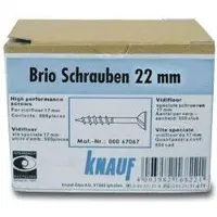 KNAUF Viti Brio 22 mm, 500 pezzi/confezione