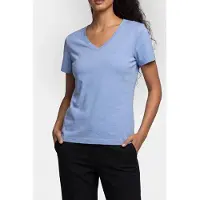 Calvin Klein Archive Jersey V-neck Tee Hydrangea Taglia: XS | Maglie Sportivi Outlet | Donna
