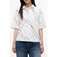 Tommy Hilfiger Interlock Relaxed Ss Polo Multi Color Rope Taglia: S | Polo Outlet | Donna