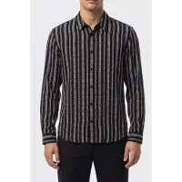 The Kooples Long-sleeved Shirts With Classic Collar Black White Taglia: L | Camicie Casual Outlet | Uomo | Nero