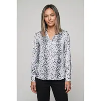 Karl Lagerfeld Snow Leo Blouse Karl Snow Leopard Taglia: 40 | Magliette intime Outlet | Donna | Bianco