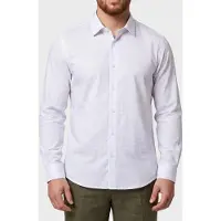 Calvin Klein Slim Perf Solid Shirt Blue Multi Taglia: 42 | Camicie Business Outlet | Uomo | Blu