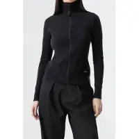 AlphaTauri Fehca V1.y8.02 Flat-knit-jacket Black Taglia: S | Cardigan Outlet | Donna | Nero