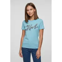 Karl Lagerfeld Karl Orchid Logo T-shirt Still Water Taglia: XXL | Maglie Sportivi Outlet | Donna | Magenta