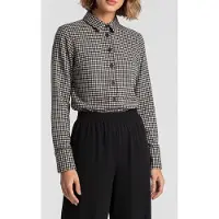 The Kooples Long-sleeved Shirt W Classic Collar Black White Taglia: 34 | Maglie a manica lunga Outlet | Donna | Nero
