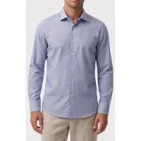 Calvin Klein Regular Perf Solid Shirt Navy Taglia: 40 | Camicie Business Outlet | Uomo | Blu