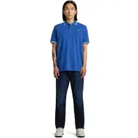 G-Star Chest Logo Striped Polo Radar Blue Taglia: S | Polo Outlet | Uomo | Blu