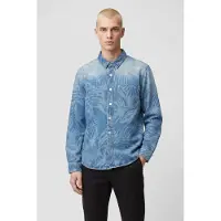 Iro Paris Kopin Overshirt Laser Denim Taglia: S | Camicie Casual Outlet | Uomo | Blu