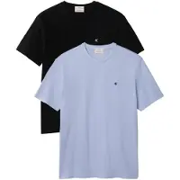 Calvin Klein Short Sleeve Classic Monogram Black/casual Blue Taglia: XL | Magliette basic Outlet | Uomo | Blu
