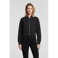 Karl Lagerfeld Commercial Logo Zip Up Black Taglia: L | Bomber Outlet | Donna | Nero