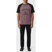 The Kooples Short-sleeved T-shirt With Print On The Front Brown Taglia: M | T-shirt stampate Outlet | Uomo | Marrone