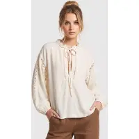 Iro Paris Ganitte Top Ecru Taglia: 36 | Maglie a manica lunga Outlet | Donna | Marrone