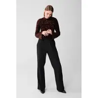Shoeby La-sbcleo Flare Sleeve Top Brown Taglia: L | Maglie a manica lunga Outlet | Donna | Marrone