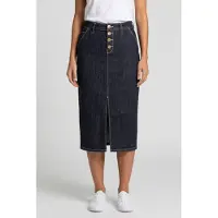 Karl Lagerfeld Button Denim Skirt Dark Blue Denim Taglia: M | Minigonne Outlet | Donna | Blu