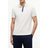 Tommy Hilfiger Pique Placket T-shirt Ivory Petal Taglia: XL | Polo Outlet | Uomo | Bianco