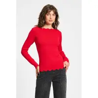 Pom Amsterdam Top - Bodhi Chili Red Taglia: 40 | Maglioni a maglia Outlet | Donna | Rosso