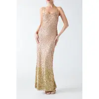 Guess Marciano GUESS Marilyn Long Dress Real Gold Taglia: 42 | Maxi abiti Outlet | Donna | Giallo