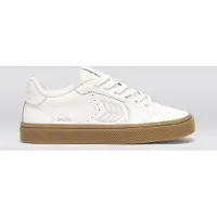 Cariuma Salvas Leather Gum Warm White Ice Logo Taglia: 40 | Sneakers Outlet | Unisex | Bianco