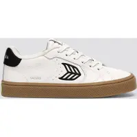 Cariuma Salvas Leather Gum Warm White Black Logo Taglia: 40.5 | Sneakers Outlet | Unisex | Nero