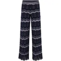 Guess Marciano GUESS Rita Wide Leg Pant S Navy And Spring Iris Taglia: XL | Pantaloni Outlet | Donna | Blu