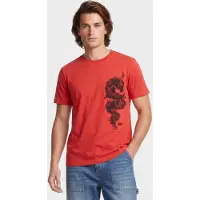 Iro Paris Pao T-shirt Cherry Red Taglia: S | T-shirt stampate Outlet | Uomo | Rosso