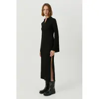 Soulland Nora Dress Black Taglia: M/L | Maxi abiti Outlet | Unisex | Nero