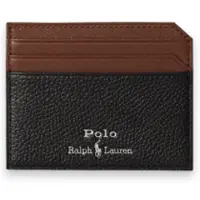 Ralph Lauren per uomo. 405P16324002 Portacarte in pelle bicolore nero (OSFA), Casual